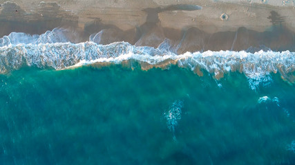 Obraz na płótnie Canvas Empty Ocean View from above