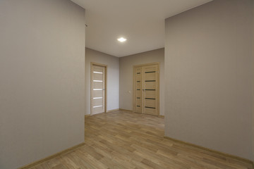 unfurnished house or apartment in bright colors