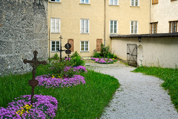 Fototapeta na wymiar Inside Nonnberg Abbey