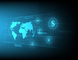 finance and money transfers exchange