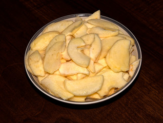 Homemade apple pie preparation 1