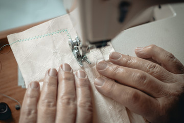 Manufacturing masks for virus close-up