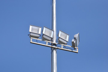 Flood Light with blue sky