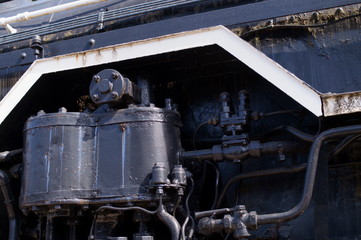 retired steam locomotive in japan