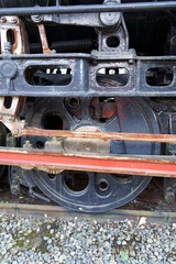 retired steam locomotive in japan