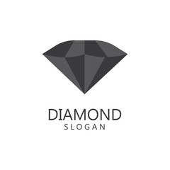 Diamond  jewelry Logo Template vector icon illustration design
