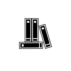 books . Simple modern icon design illustration.