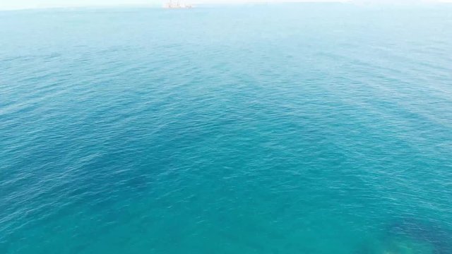 Aerial view with Drone of a Mediterranean-bathed cove in the Benidorm city, Valencia Community/Vista a&eacute;rea con Drone d una Cala ba&ntilde;ada por el Mediterr&aacute;neo en la ciudad d Benidorm, Comunidad Valenciana