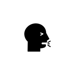 cough, sneeze icon vector illustration
