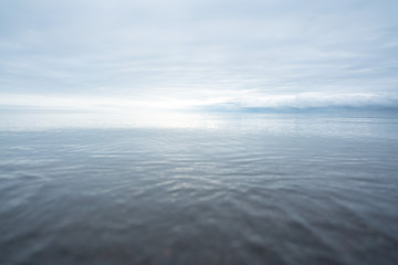 Fototapeta na wymiar Calm Water Sunset - Point Pelee