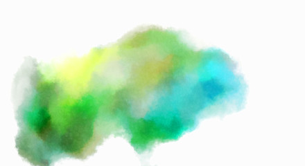 Watercolor painted background. Abstract Illustration wallpaper. Brush stroked painting. 2D Illustration.