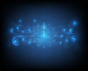 ideas for currency change  and time blue