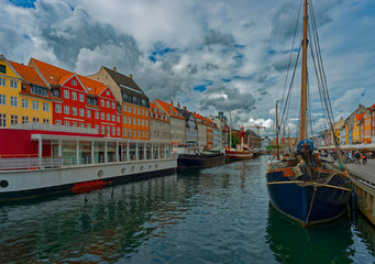 Fototapeta na wymiar Ny Haven, Kopenhagen. Denmark