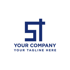 Obraz premium Company logo icon vector trendy