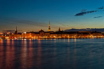 Fototapeta na wymiar Stockholm by Night. Sweden