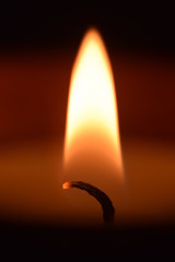 candle in the dark