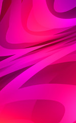 Abstract background with colorful gradient. Vibrant graphic wallpaper with stripes design. Fluid 2D illustration of modern movement.