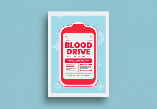 Blood Drive Flyer Layout
