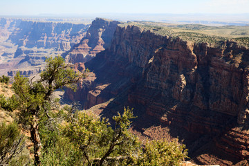 Arizona / USA - August 01, 2015: South Rim Grand Canyon landscape, Arizona, USA