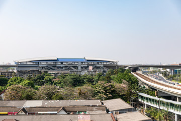 One of the sky train stations in Thailand