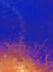Obraz premium Brushed Painted Abstract Background. Brush stroked painting. Strokes of paint. 2D Illustration.