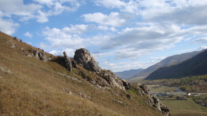 landscape in the mountains