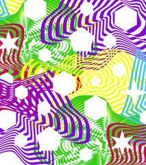 Fototapeta na wymiar Multicolored background geometric graphic design vector art