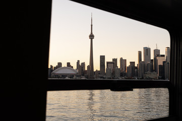 Toronto skyline from the ferry
