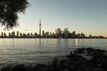 Toronto skyline from the island