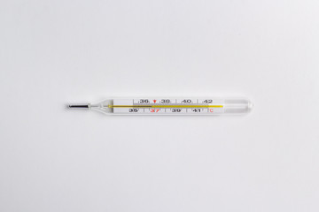 medical thermometer isolated on a white background