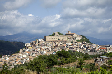 Fototapeta na wymiar Landscape of Montalbano elicona