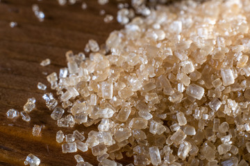 Macro shot of brown sugar