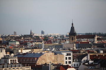 Naklejka na ściany i meble Prague city panorama