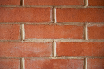 Fototapeta premium brick wall, oven close up . background