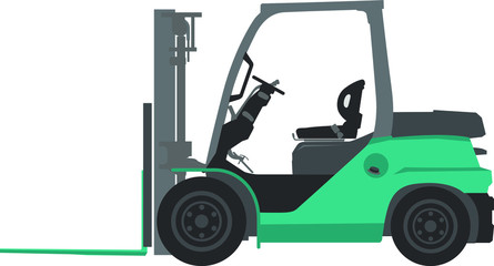 Forklift Truck Green