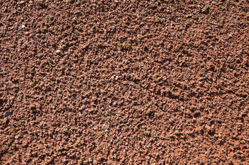 Texture of decorative park soil