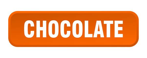 chocolate button. chocolate square 3d push button