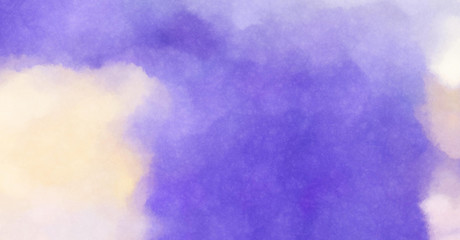 Watercolor painted background. Abstract Illustration wallpaper. Brush stroked painting. 2D Illustration.