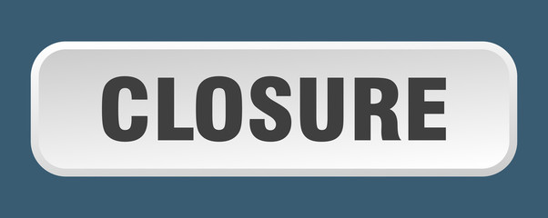 closure button. closure square 3d push button