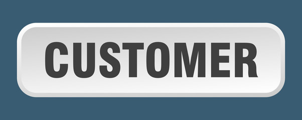customer button. customer square 3d push button