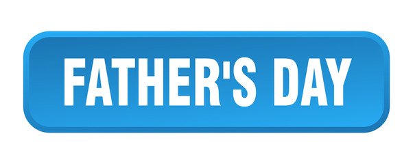 father's day button. father's day square 3d push button