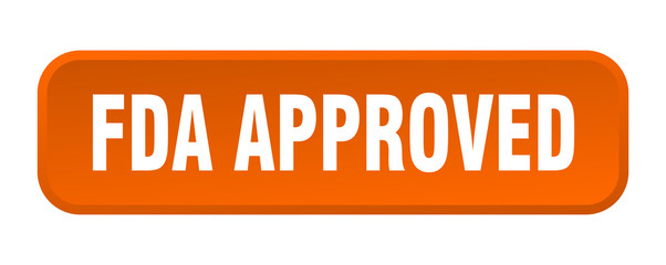 fda approved button. fda approved square 3d push button