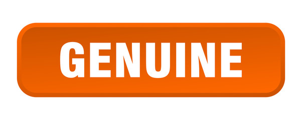 genuine button. genuine square 3d push button