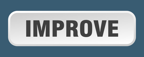 improve button. improve square 3d push button