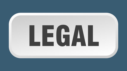 legal button. legal square 3d push button