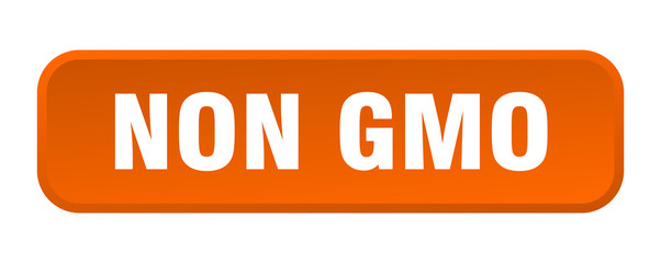non gmo button. non gmo square 3d push button