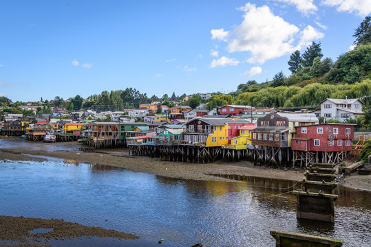 The famous stilt house from chiloe 