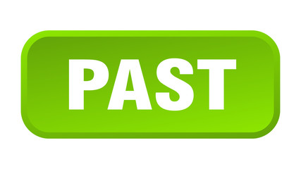 Fototapeta premium past button. past square 3d push button