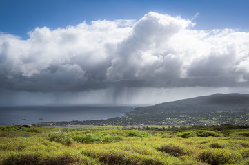 Landscape picture from easter island 