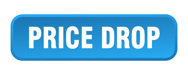 price drop button. price drop square 3d push button